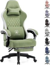 GTPLAYER Gaming Chair with Pocket Spring Cushion, Linkage Armrests and Footrest